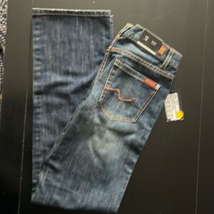 Seven 7 For All Mankind Jeans Size 12 “Standard” Straight Leg